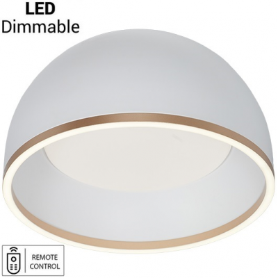 Πλαφονιέρα Οροφής Φ50cm LED 36W+20W 230V CCT με Controller EVELYN